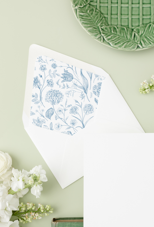 Camille French Toile Envelope Liner